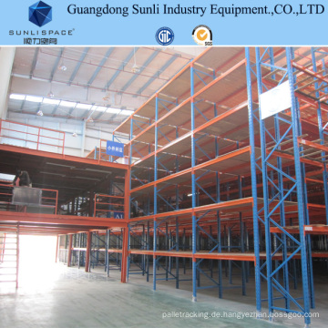 Industrial Steel Panel Lagerregal Mezzanine mit SGS / ISO für Lager